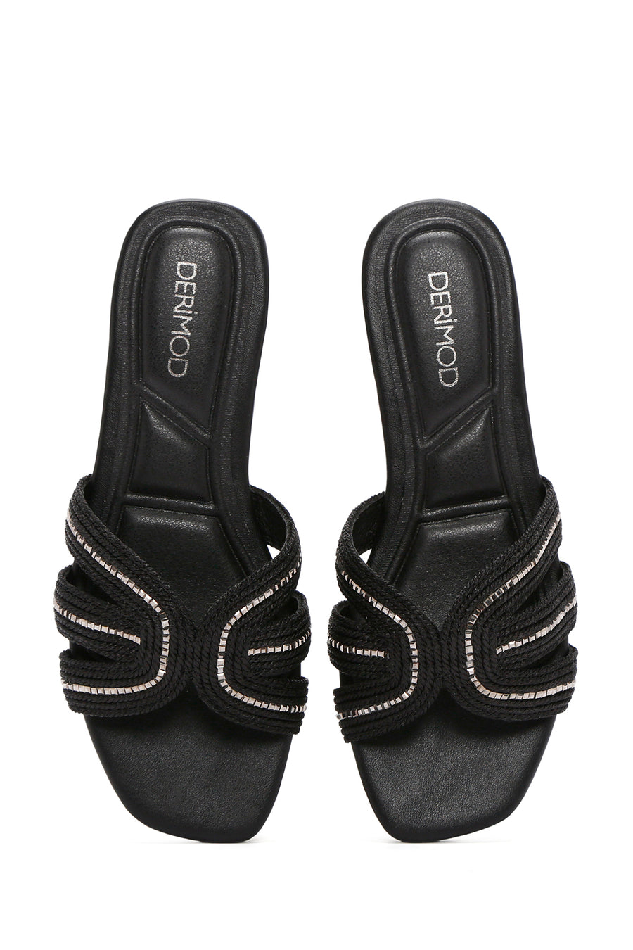 Women's Black Slippers