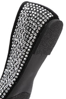 Women's Black Stone Ballet Ballet | Derimod