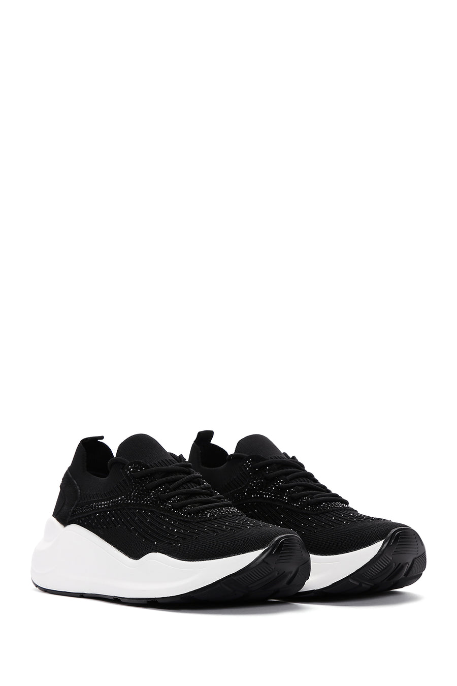 Derimod Zero Women's Black Thick Soled Sneaker