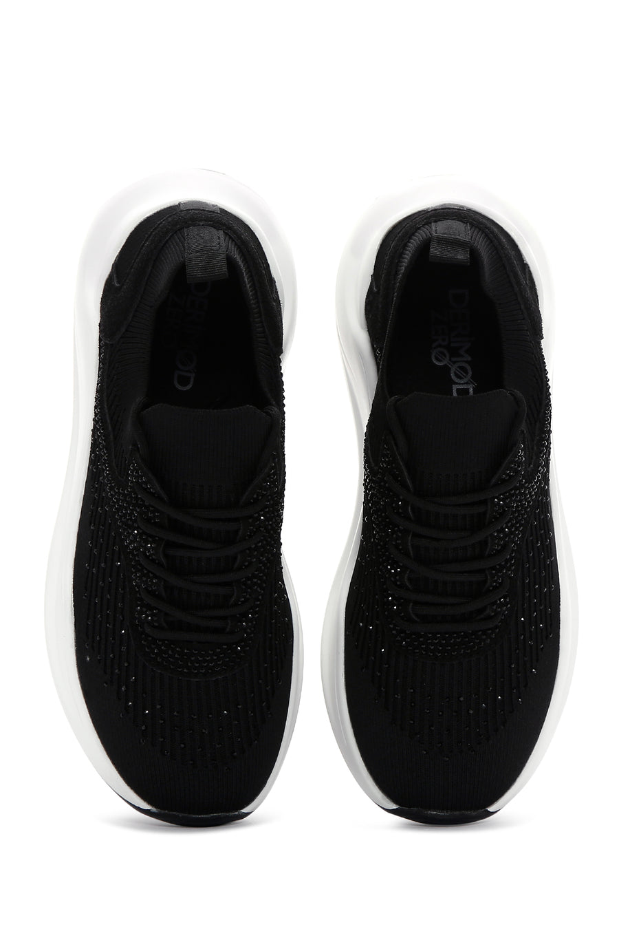 Derimod Zero Women's Black Thick Soled Sneaker