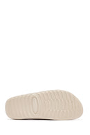 Kadın Gri Tokalı Deri Comfort Terlik | Derimod