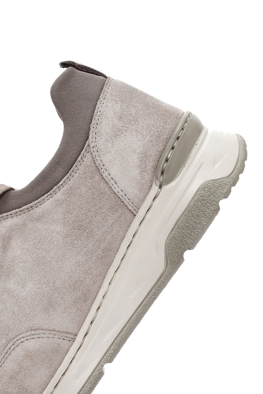 Kadın Bej Bağcıklı Süet Deri Sneaker