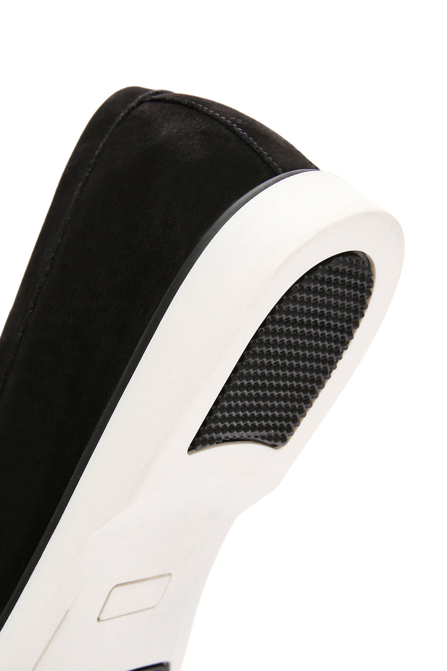 Men's Black Nubuck Leather Casual Loafer