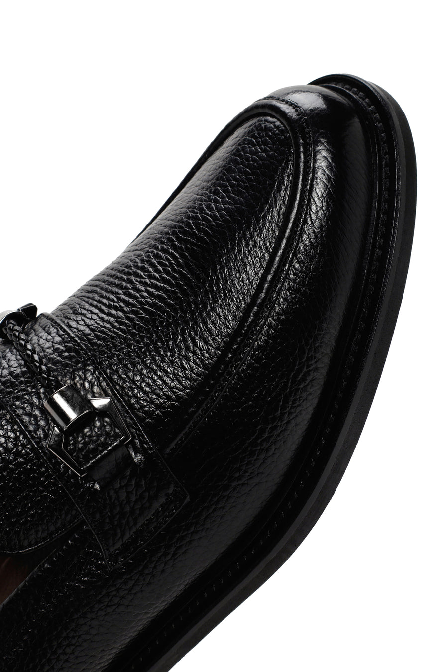 Men's Black Leather Classic Loafer