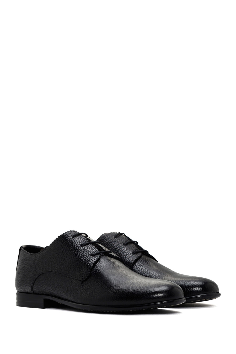 Derimod Black Men's Black Leather Classic Shoes