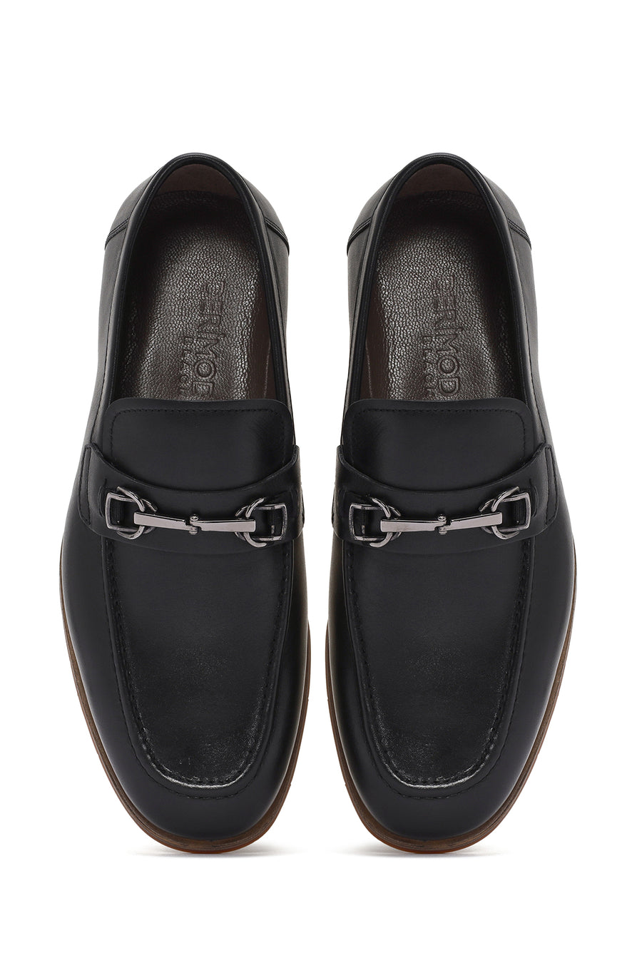 Derimod Black Men's Black Leather Loafer