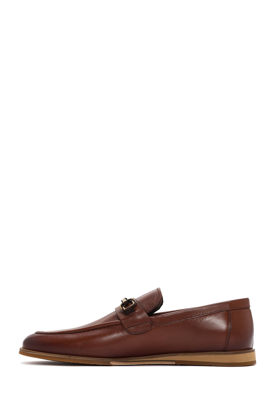 Derimod Black Men's Brown Leather Loafer