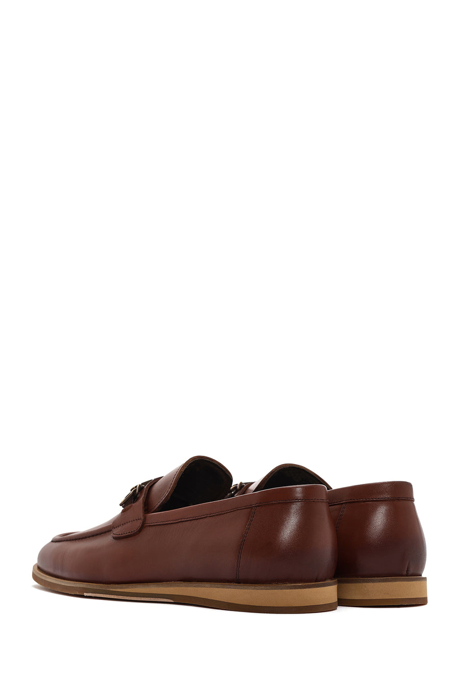 Derimod Black Men's Brown Leather Loafer