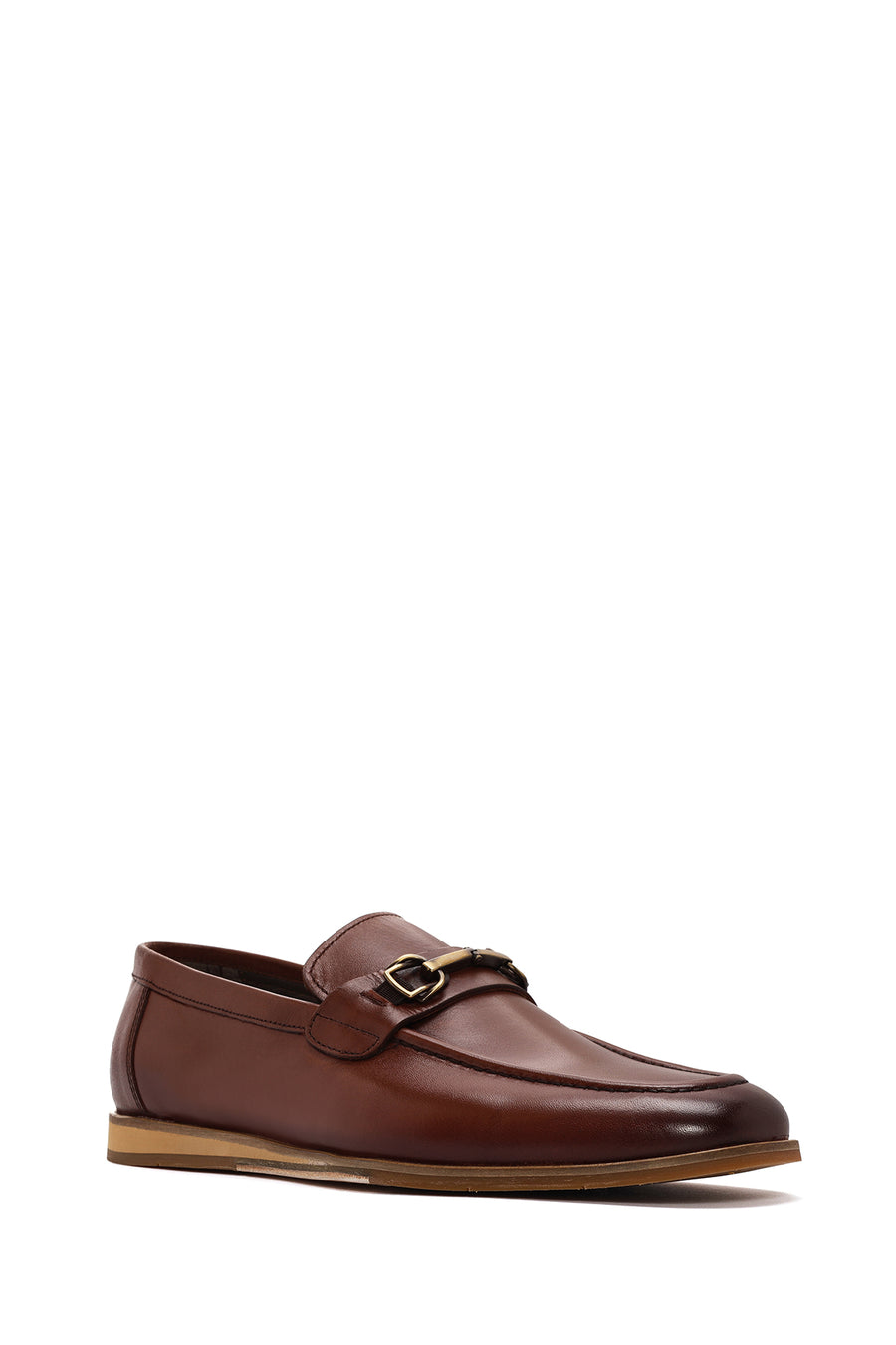 Derimod Black Men's Brown Leather Loafer
