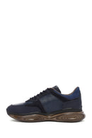 
Men's Navy Thick Sole Lace-Up Leather Casual Sneaker
 | Derimod
