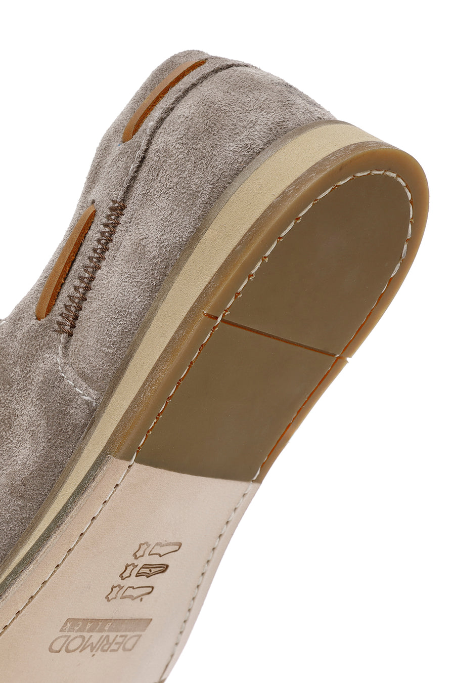 Men's Beige Lace-up Suede Leather Casual Shoes