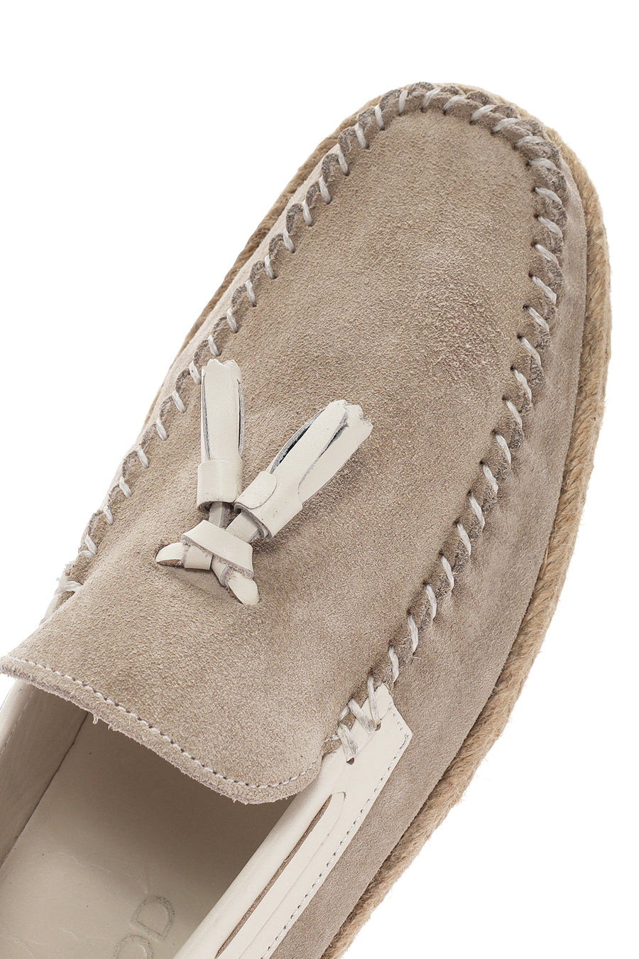 Men's Beige Suede Leather Casual Loafer