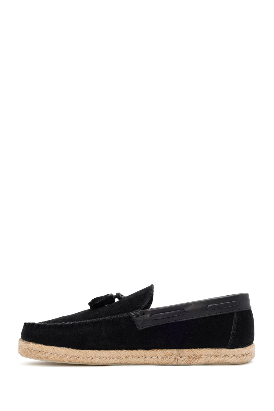 Men's Black Suede Leather Casual Loafer