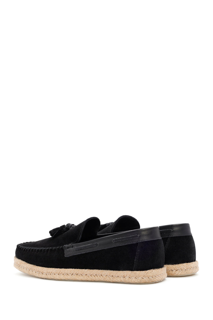 Men's Black Suede Leather Casual Loafer