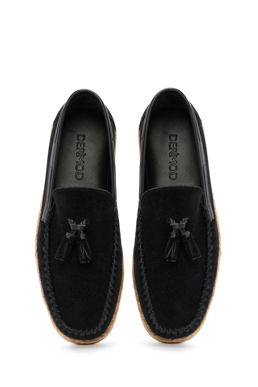 Men's Black Suede Leather Casual Loafer