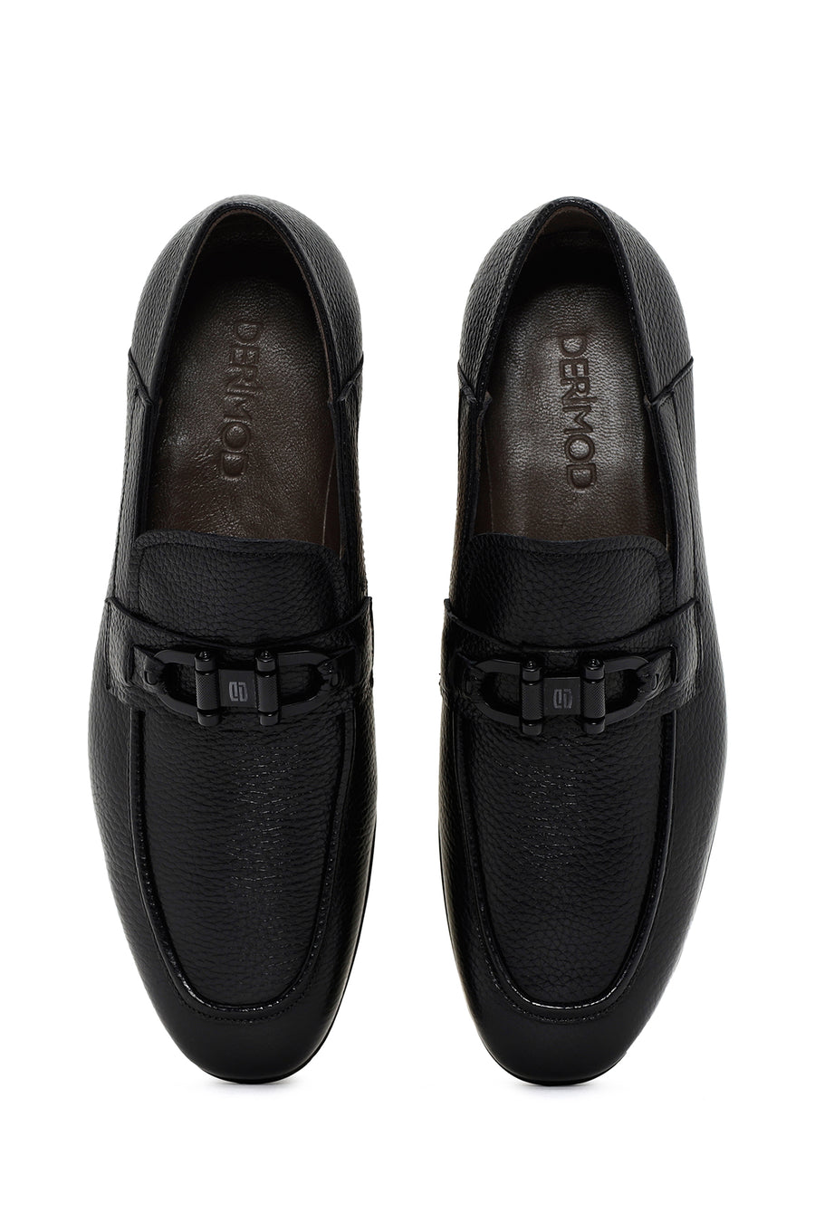 Men's Black Leather Loafer