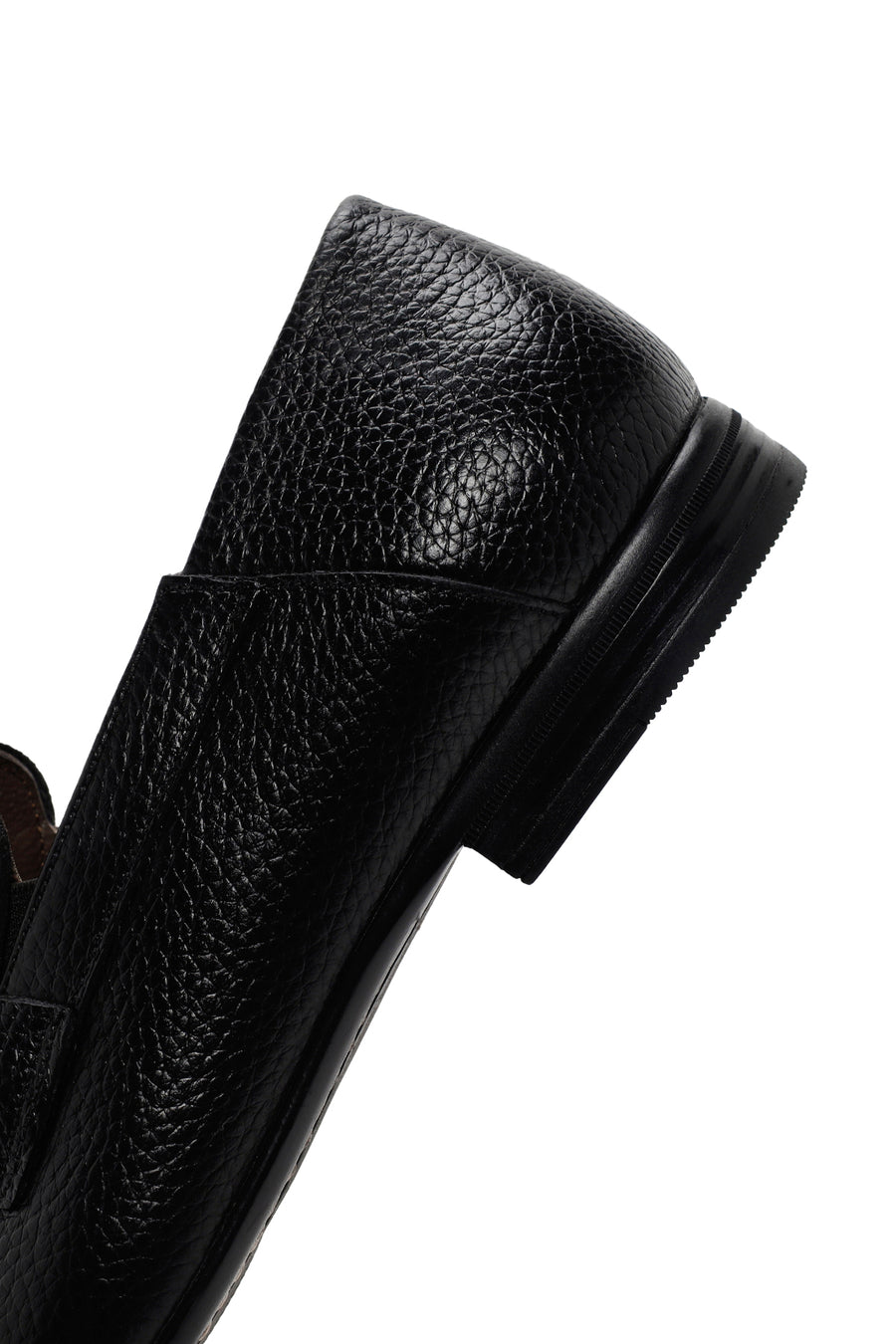 Men's Black Leather Loafer