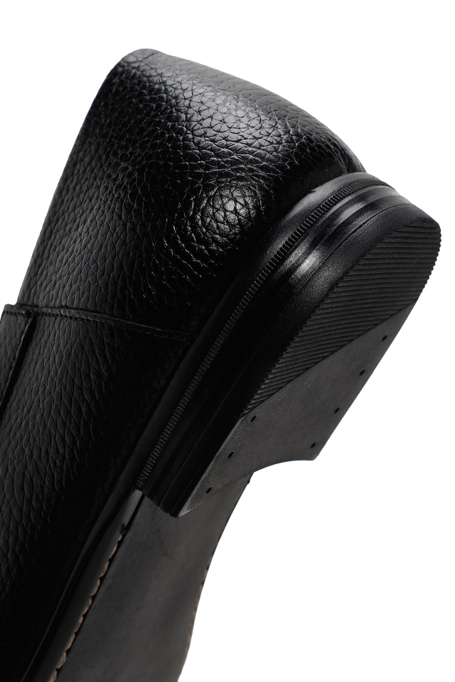 Men's Black Leather Loafer
