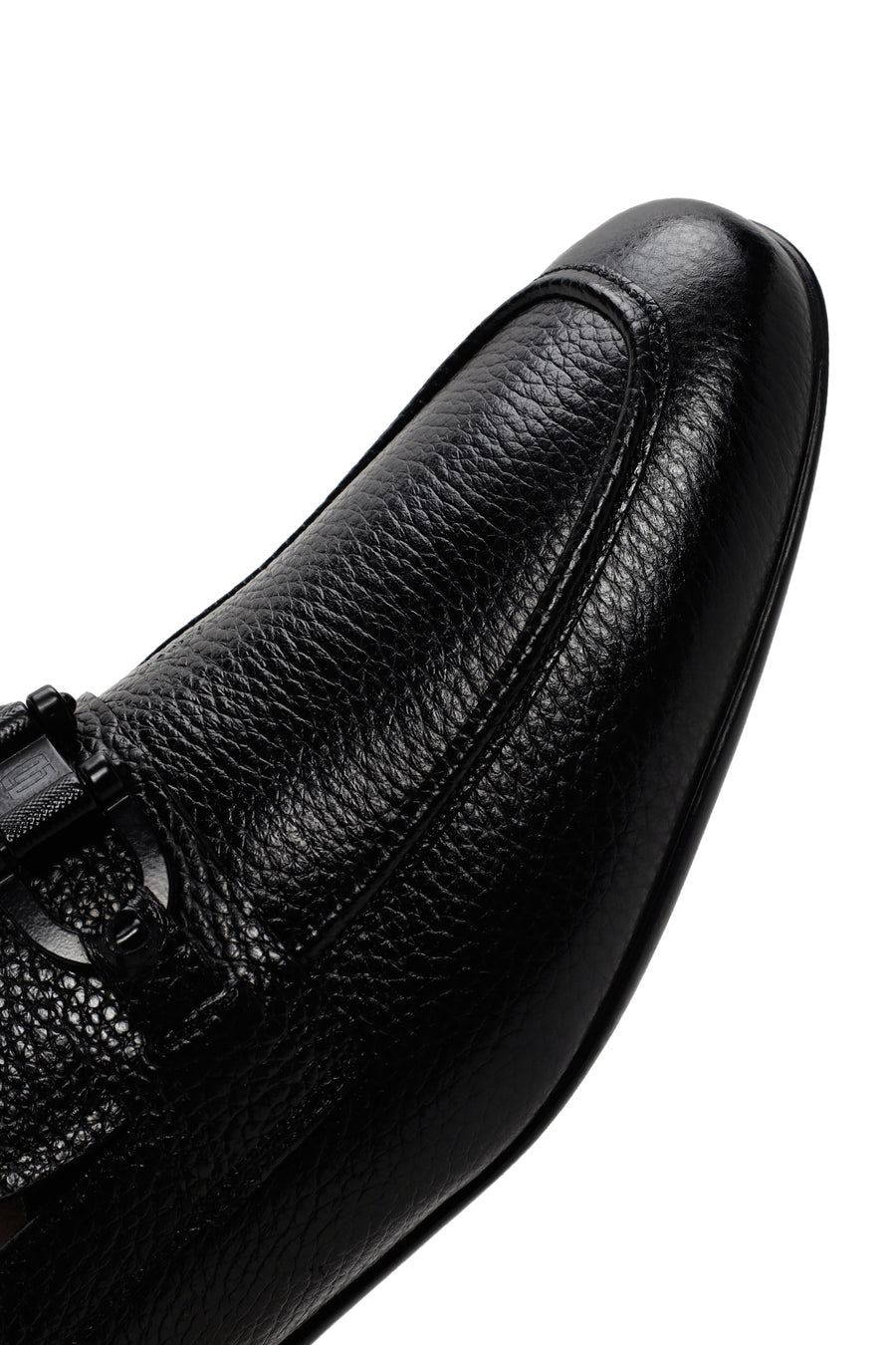 Men's Black Leather Loafer