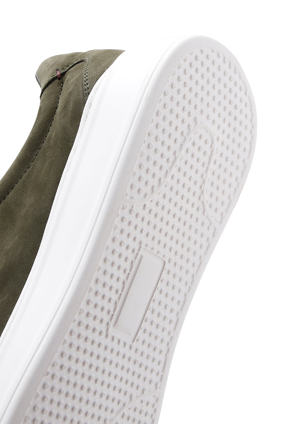 Erkek Yeşil Bağcıklı Nubuk Deri Sneaker