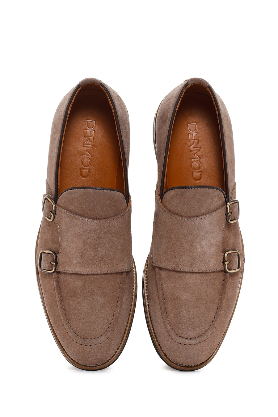 Erkek Vizon Süet Deri Casual Loafer