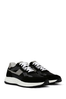 
Men's Black Lace-Up Thick Sole Leather Sneaker
 | Derimod