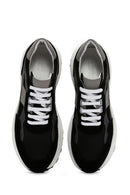 
Men's Black Lace-Up Thick Sole Leather Sneaker
 | Derimod
