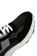 
Men's Black Lace-Up Thick Sole Leather Sneaker
 | Derimod
