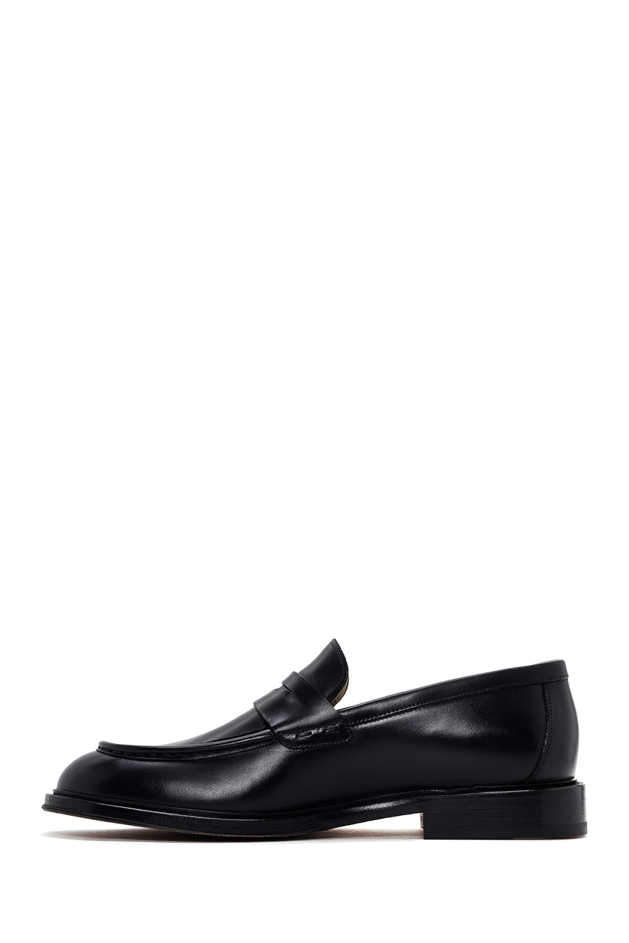 Men's Black Leather Classic Loafer