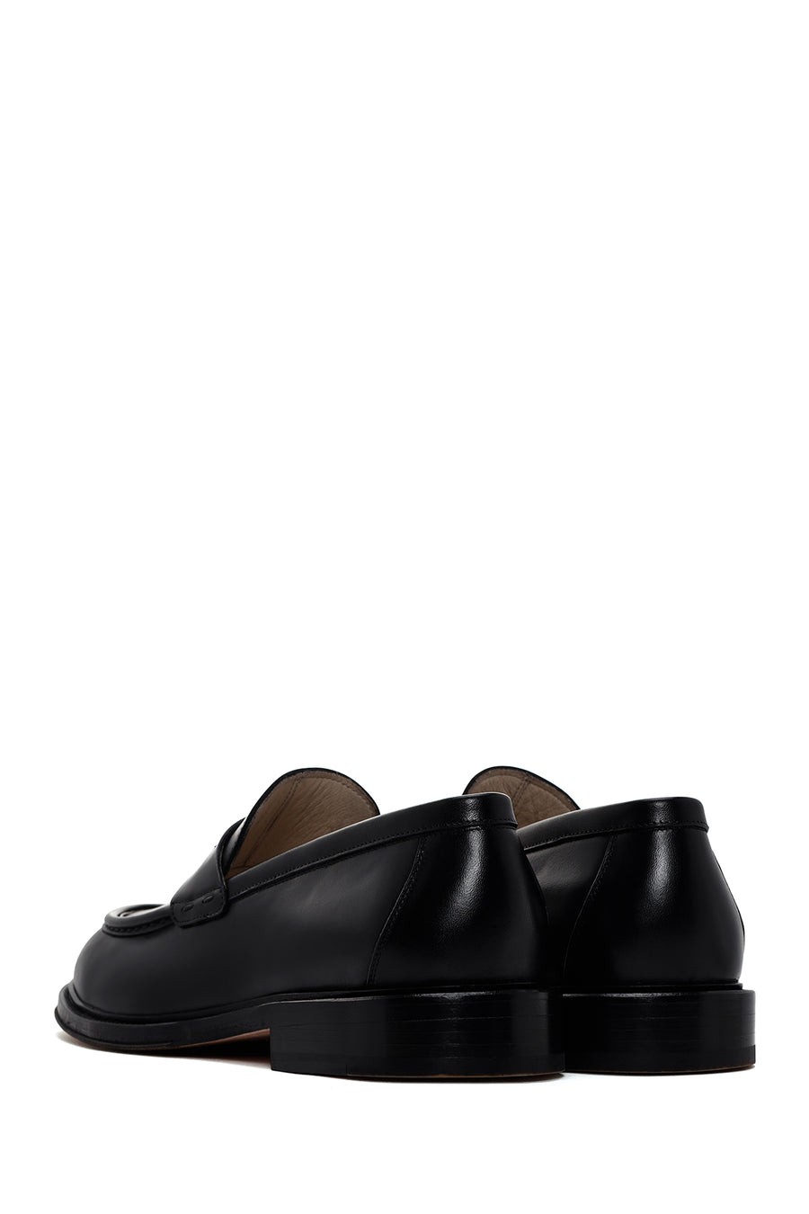 Men's Black Leather Classic Loafer
