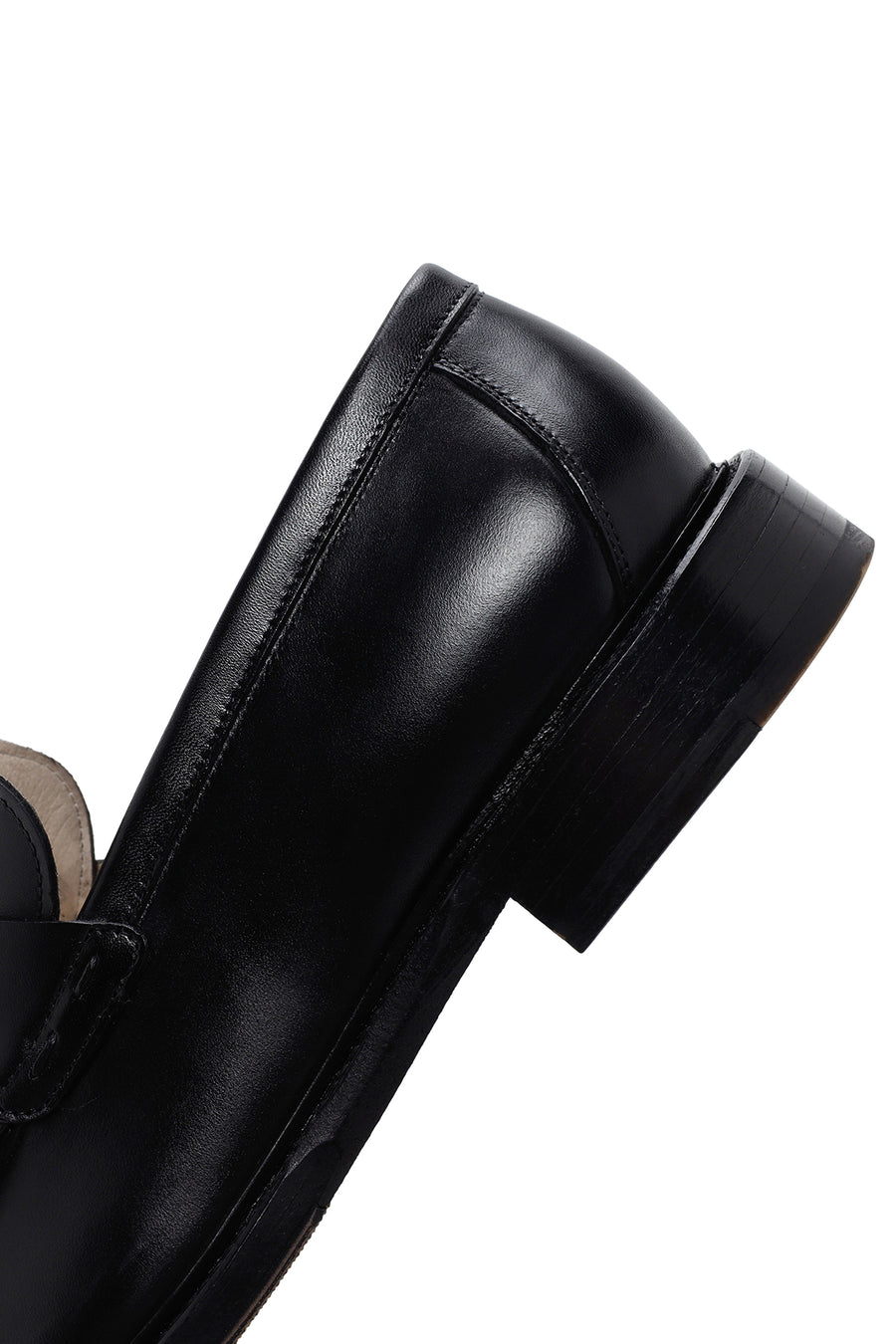 Men's Black Leather Classic Loafer