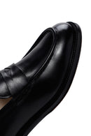 Erkek Siyah Deri Klasik Loafer | Derimod