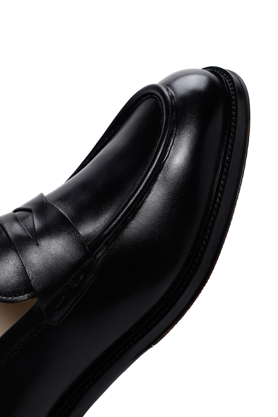 Men's Black Leather Classic Loafer