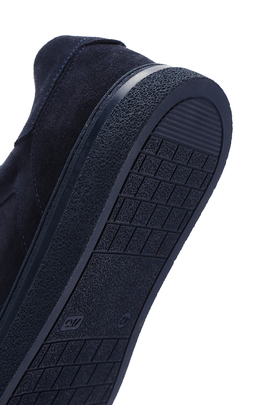 Erkek Lacivert Bağcıklı Süet Deri Sneaker