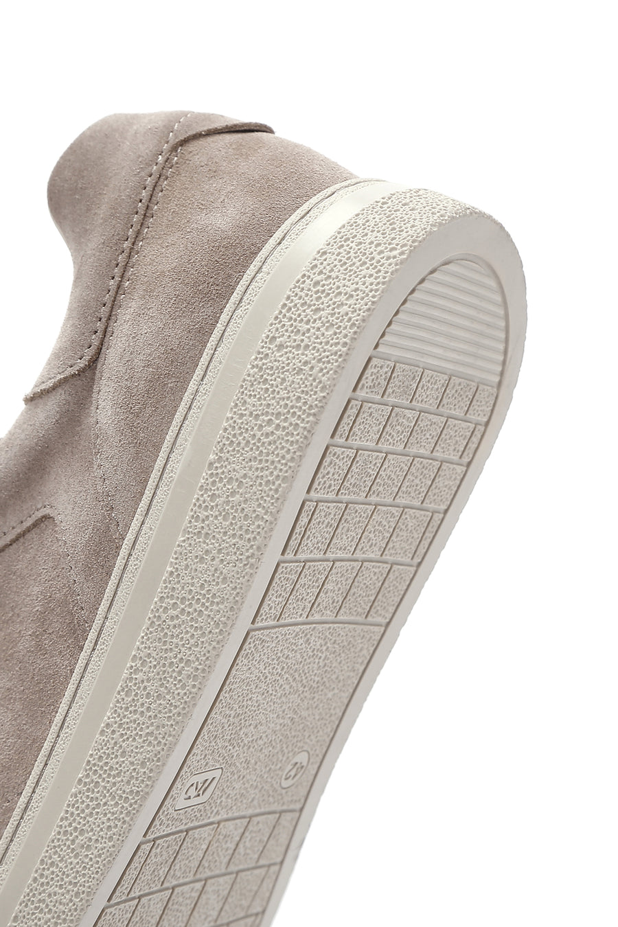 Erkek Vizon Bağcıklı Süet Deri Sneaker