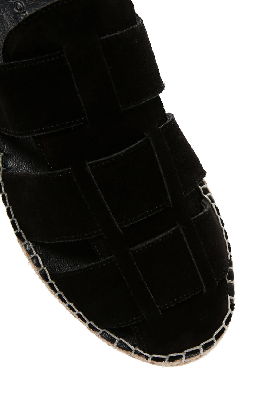 Men's Black Suede Leather Sandals