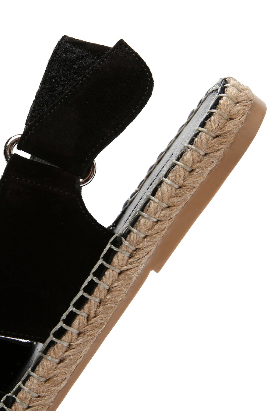 Men's Black Suede Leather Sandals