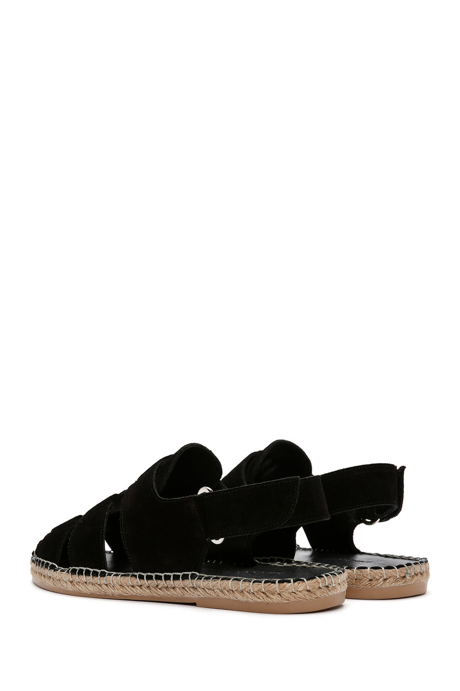 Men's Black Suede Leather Sandals