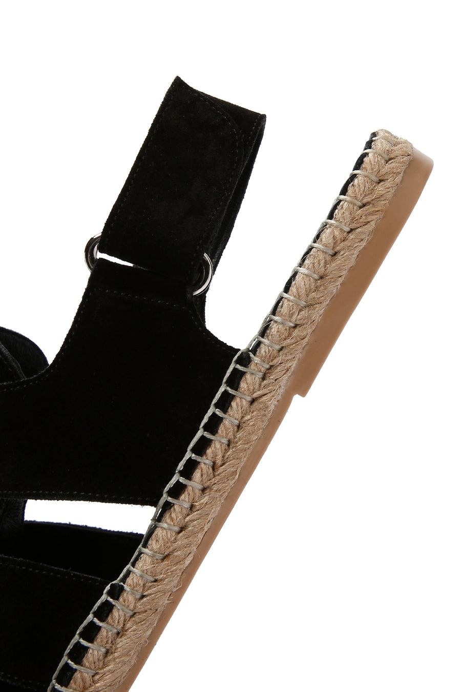 Men's Black Suede Leather Sandals