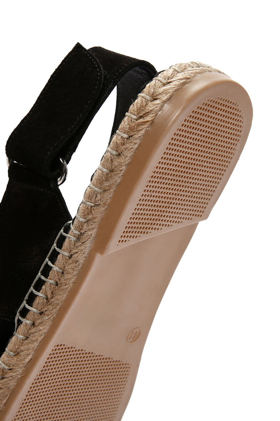 Men's Black Suede Leather Sandals