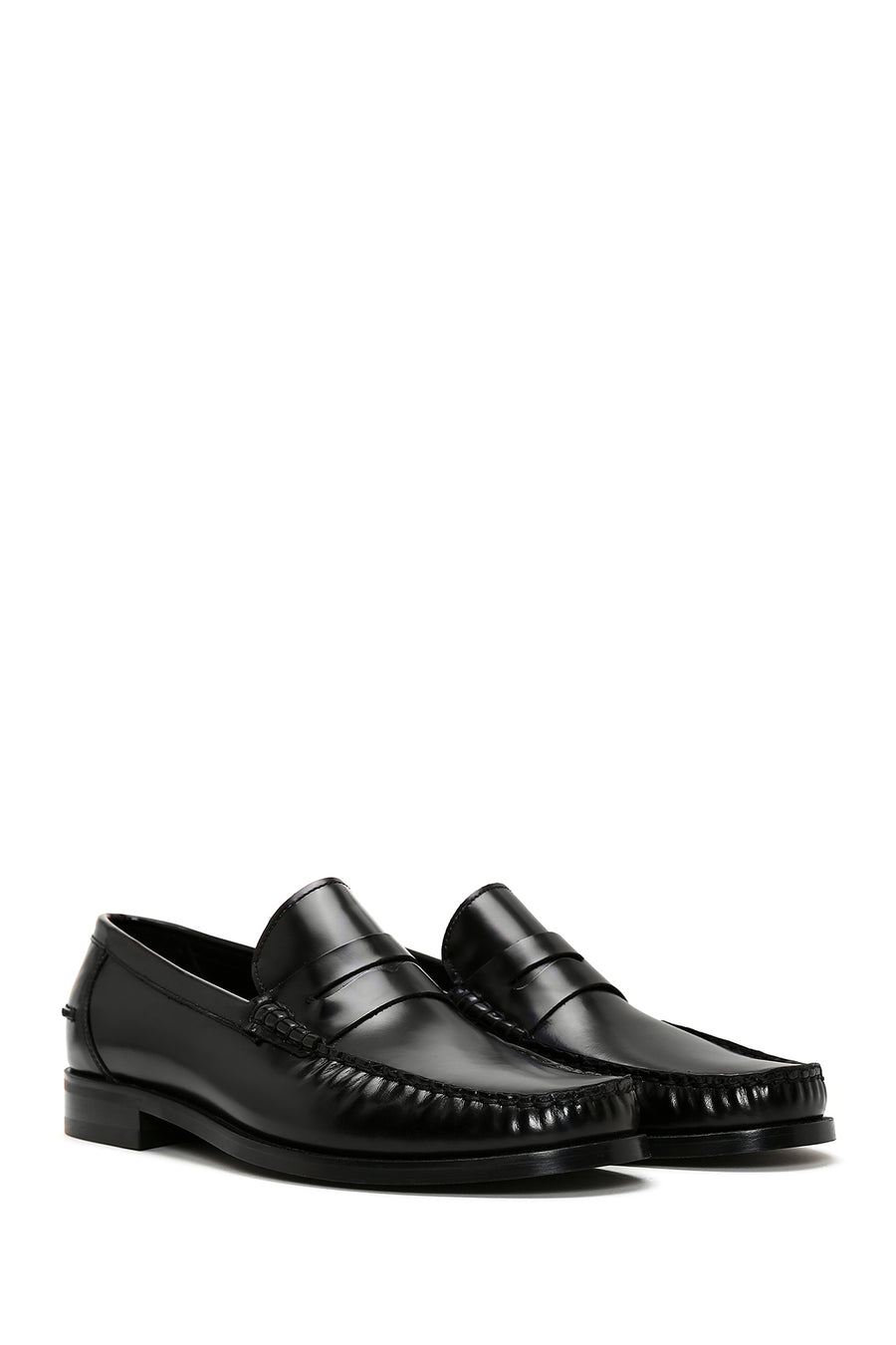 Men's Black Leather Classic Loafer