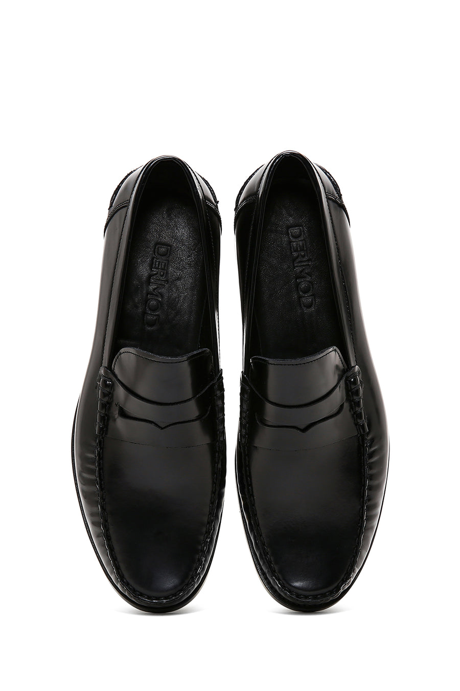 Men's Black Leather Classic Loafer