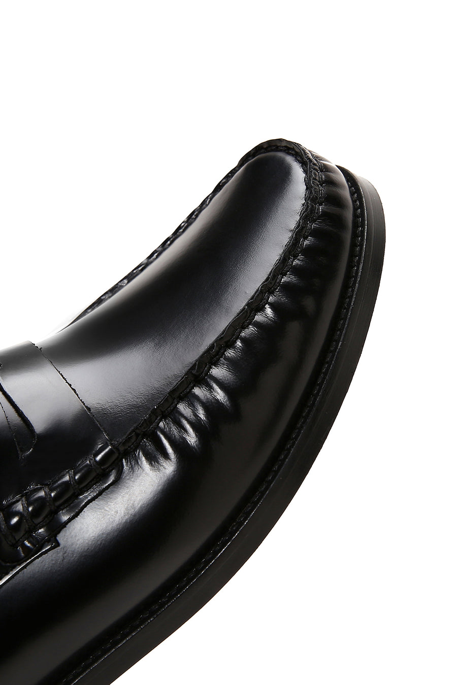 Men's Black Leather Classic Loafer