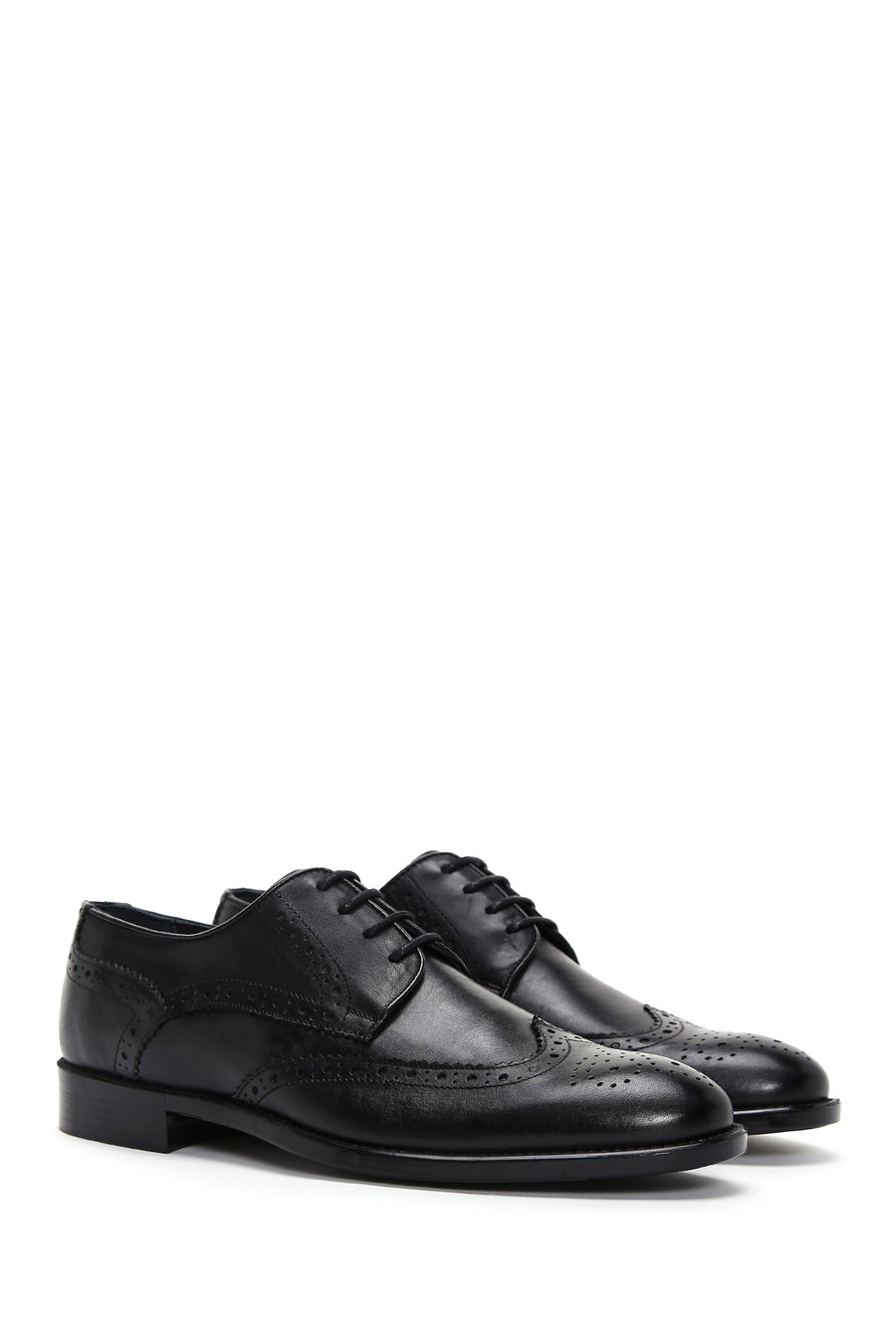Men's Black Leather Classic Shoes