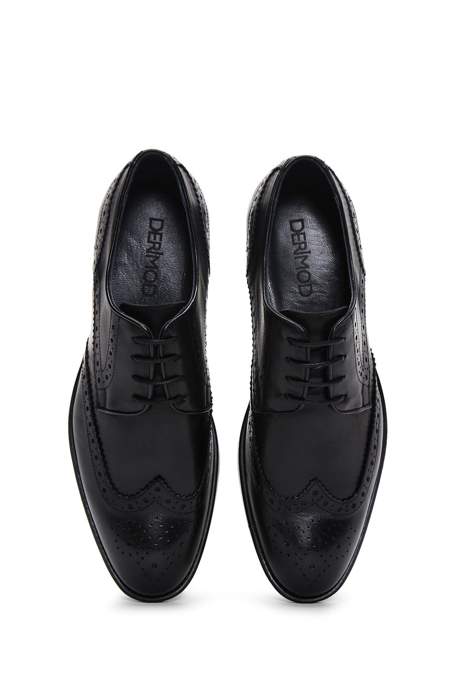 Men's Black Leather Classic Shoes