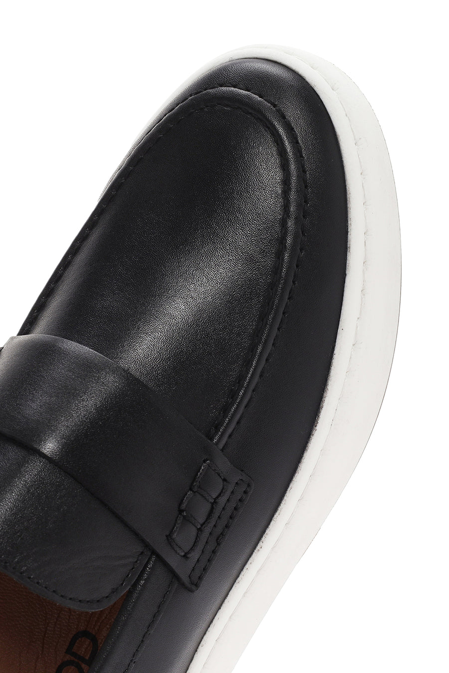 Men's Black Leather Loafer