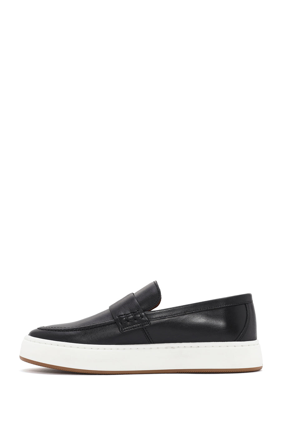 Men's Black Leather Loafer
