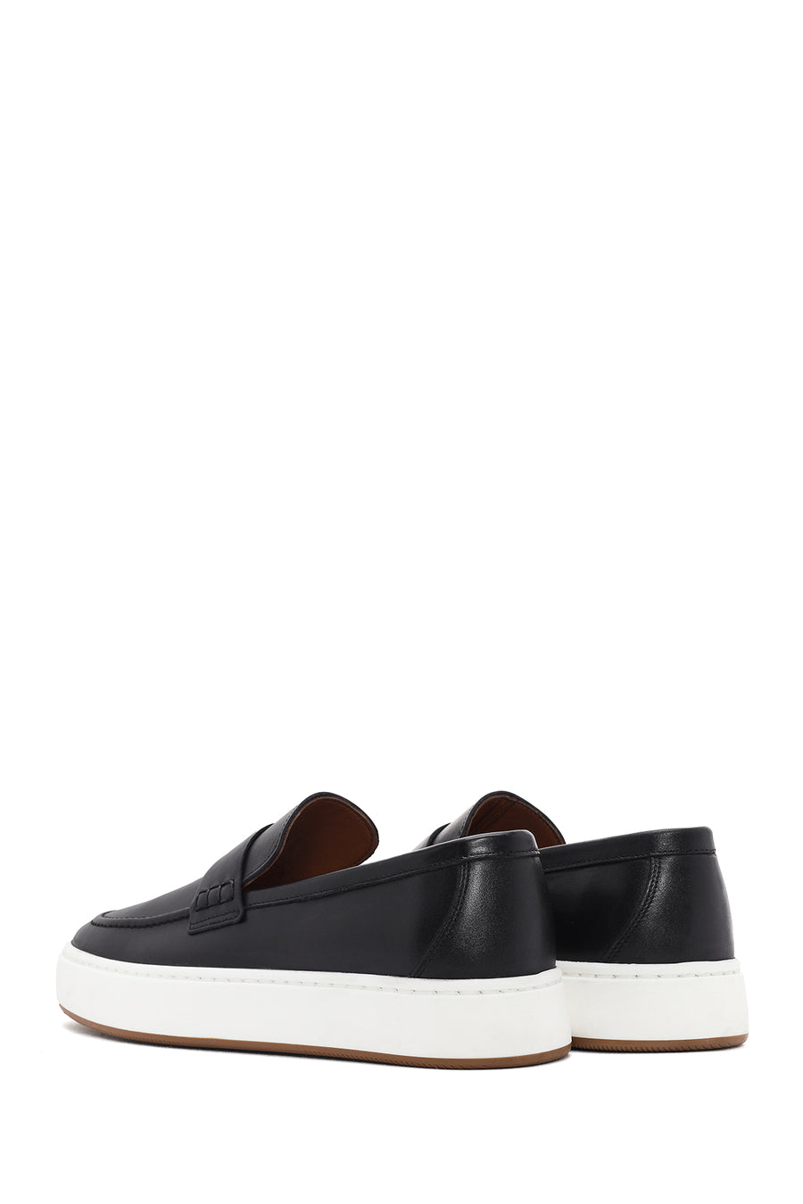Men's Black Leather Loafer