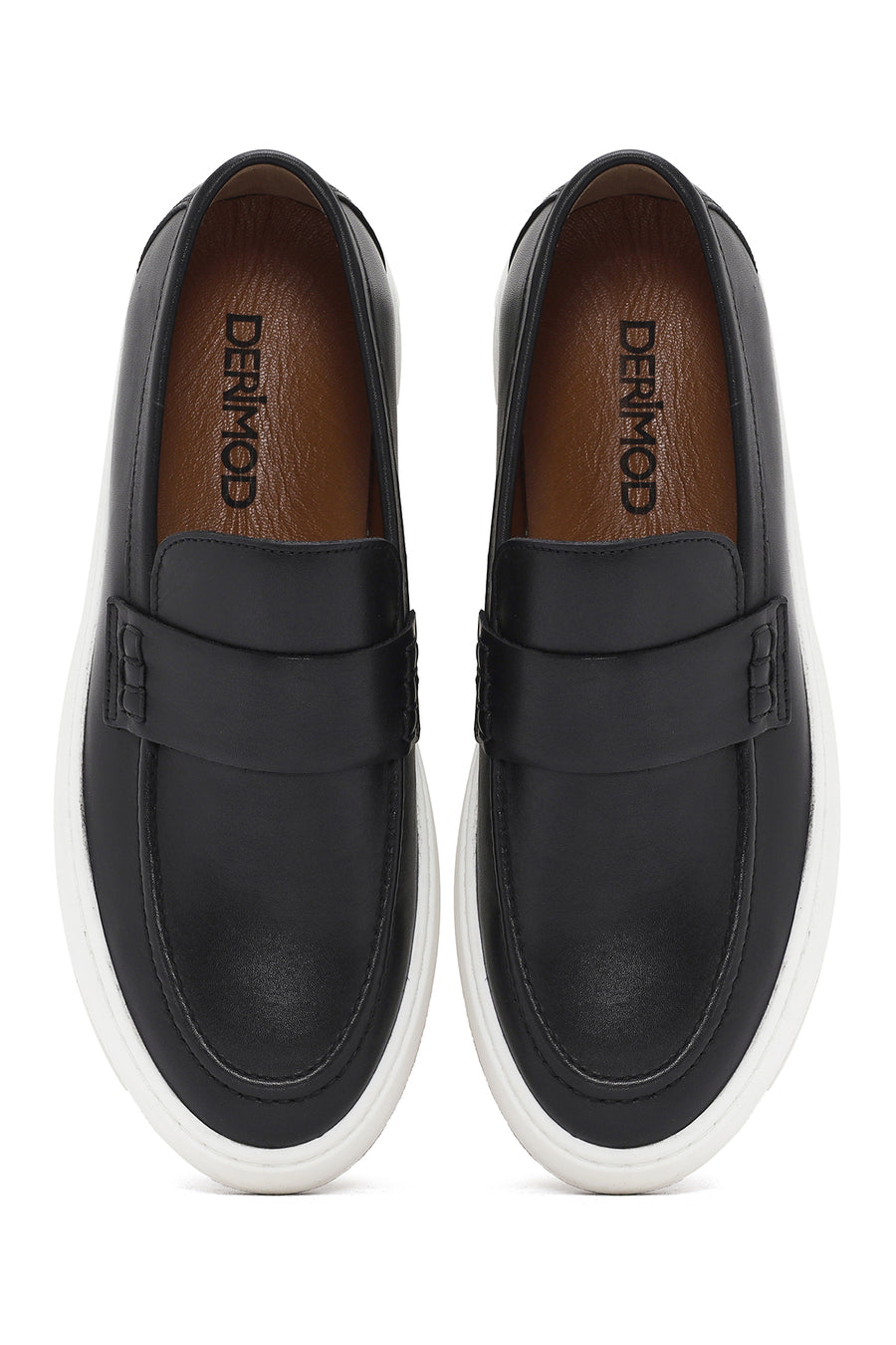Men's Black Leather Loafer