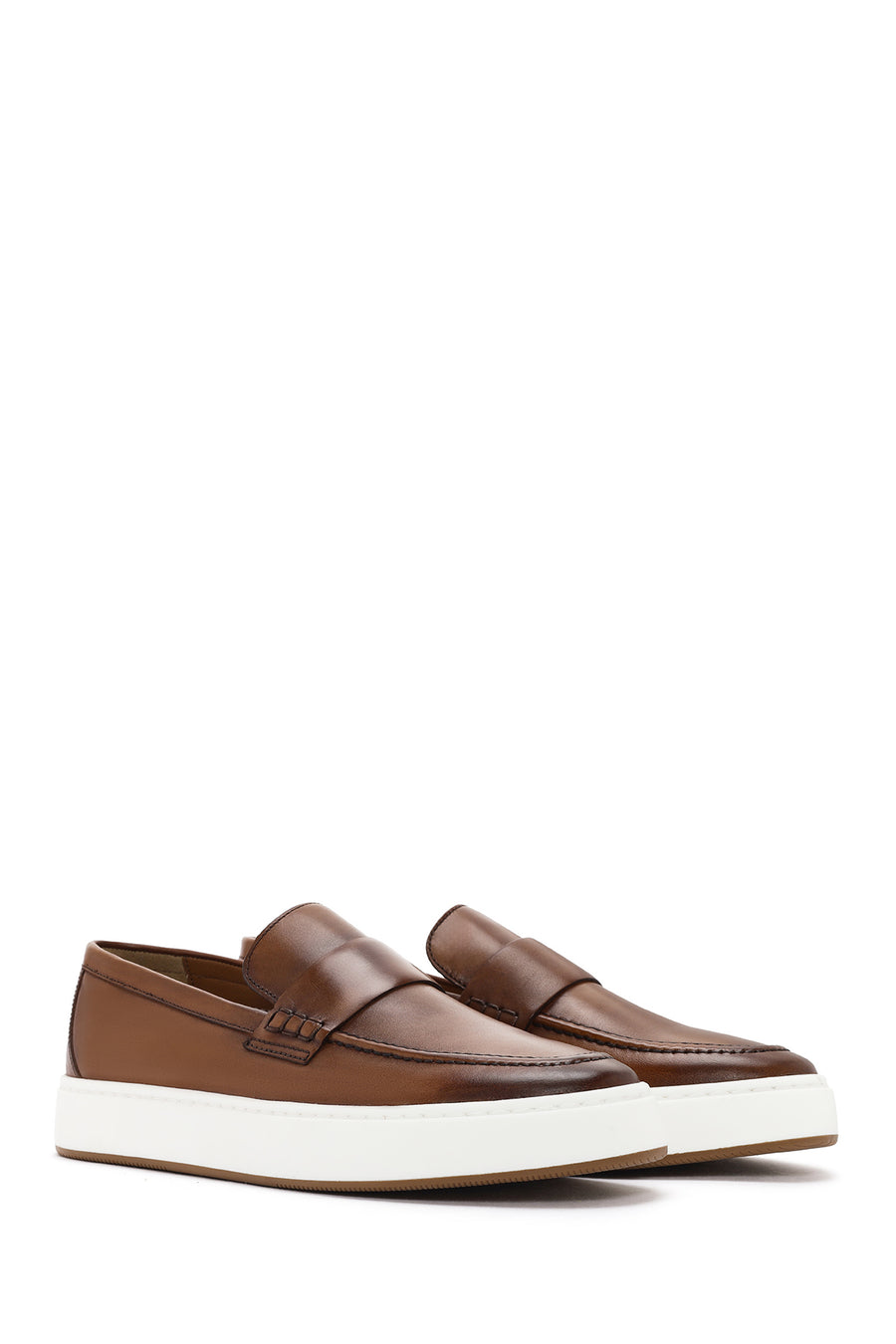 Men's Tan Leather Loafer